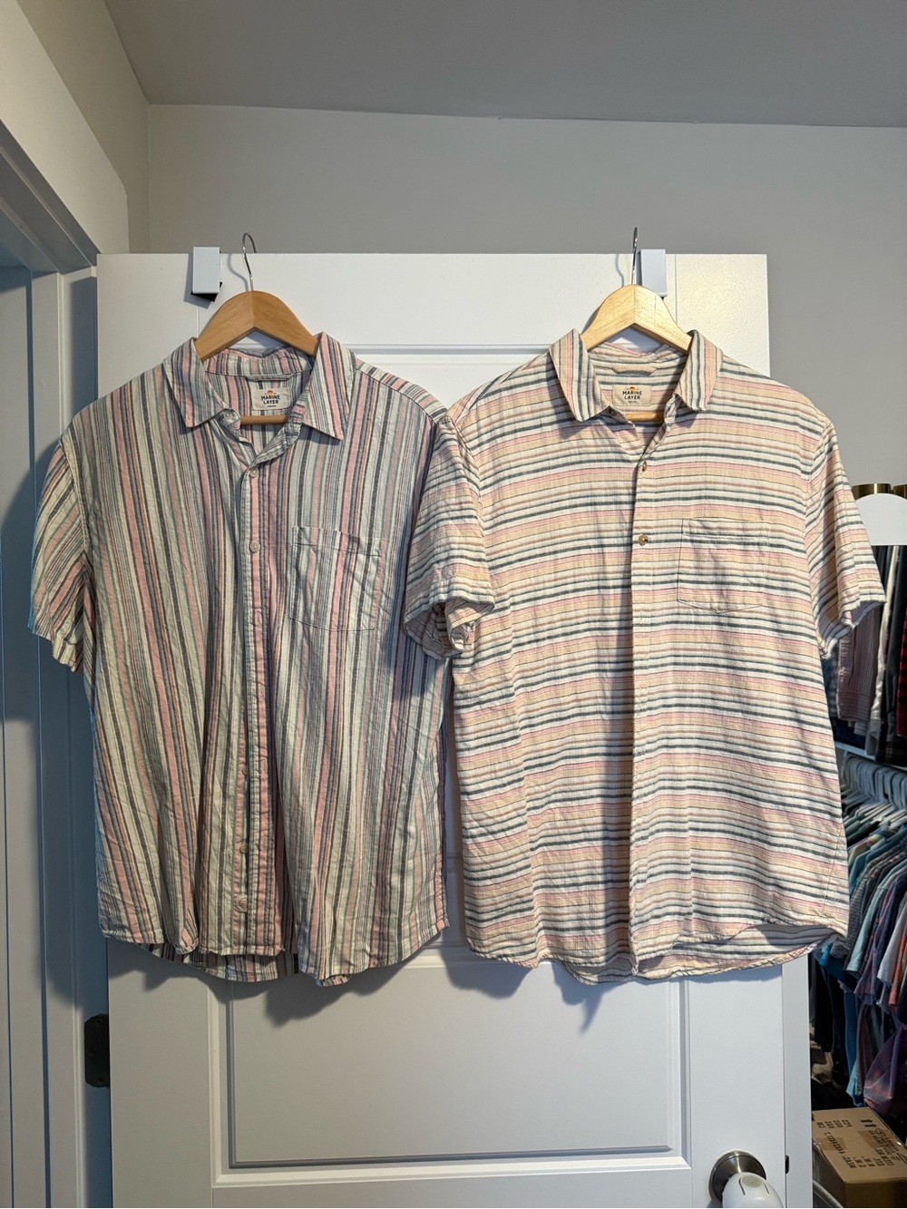 Marine Layer Stretch Selvage Short Sleeve Shirts - Bundle of 2